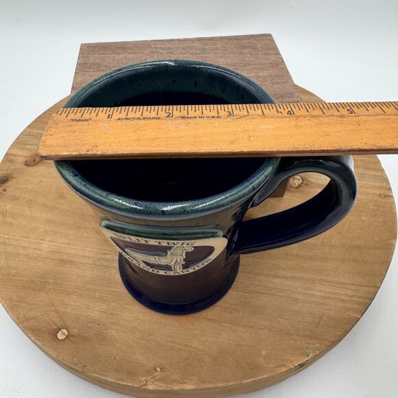 Split Twig Grand Canyon Pottery Mug Sunset Hill Stoneware Blue glaze mug cup - Picture 6 of 6